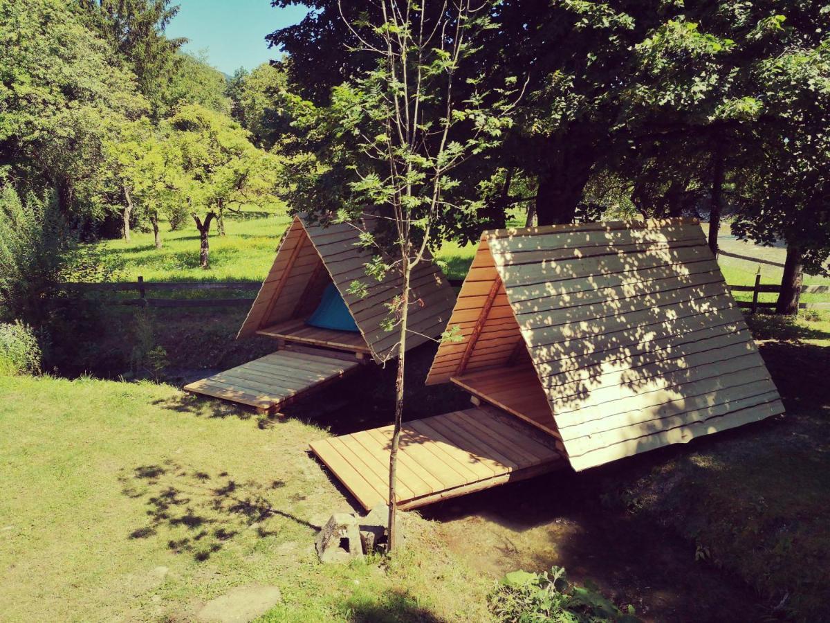 Kamp Na Otoku - Ljubno Ob Savinji Hotel Kültér fotó