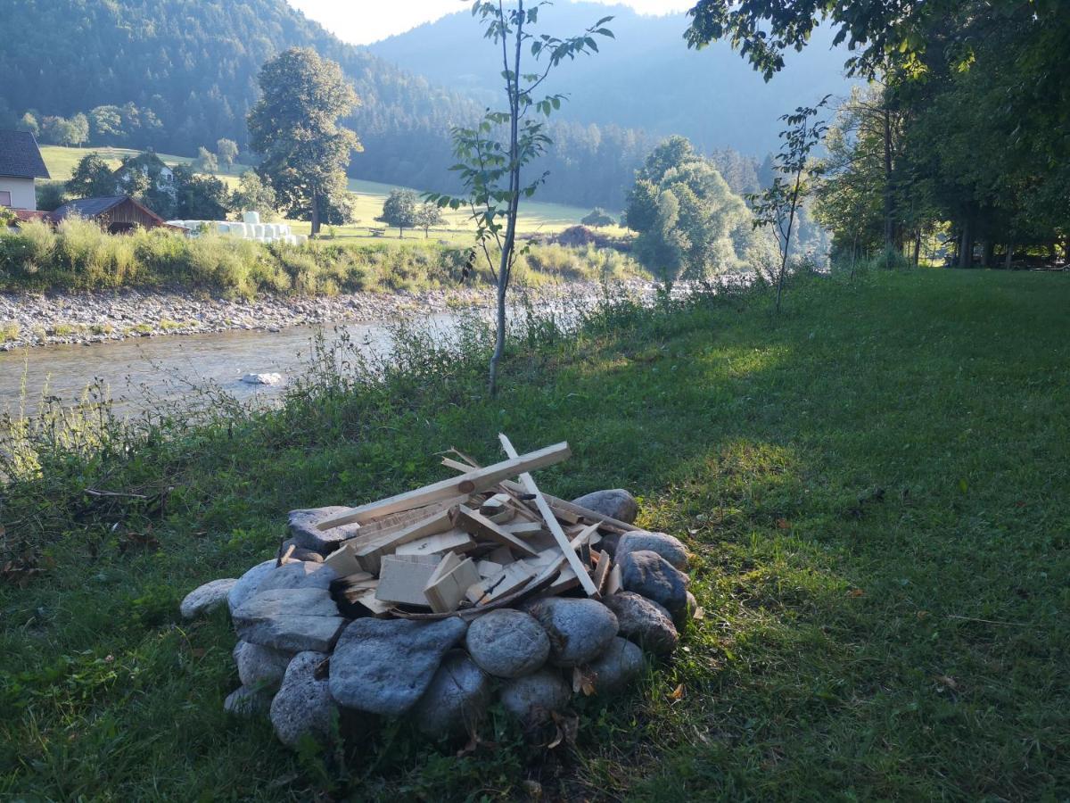Kamp Na Otoku - Ljubno Ob Savinji Hotel Kültér fotó