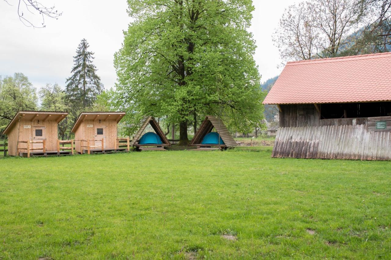 Kamp Na Otoku - Ljubno Ob Savinji Hotel Kültér fotó