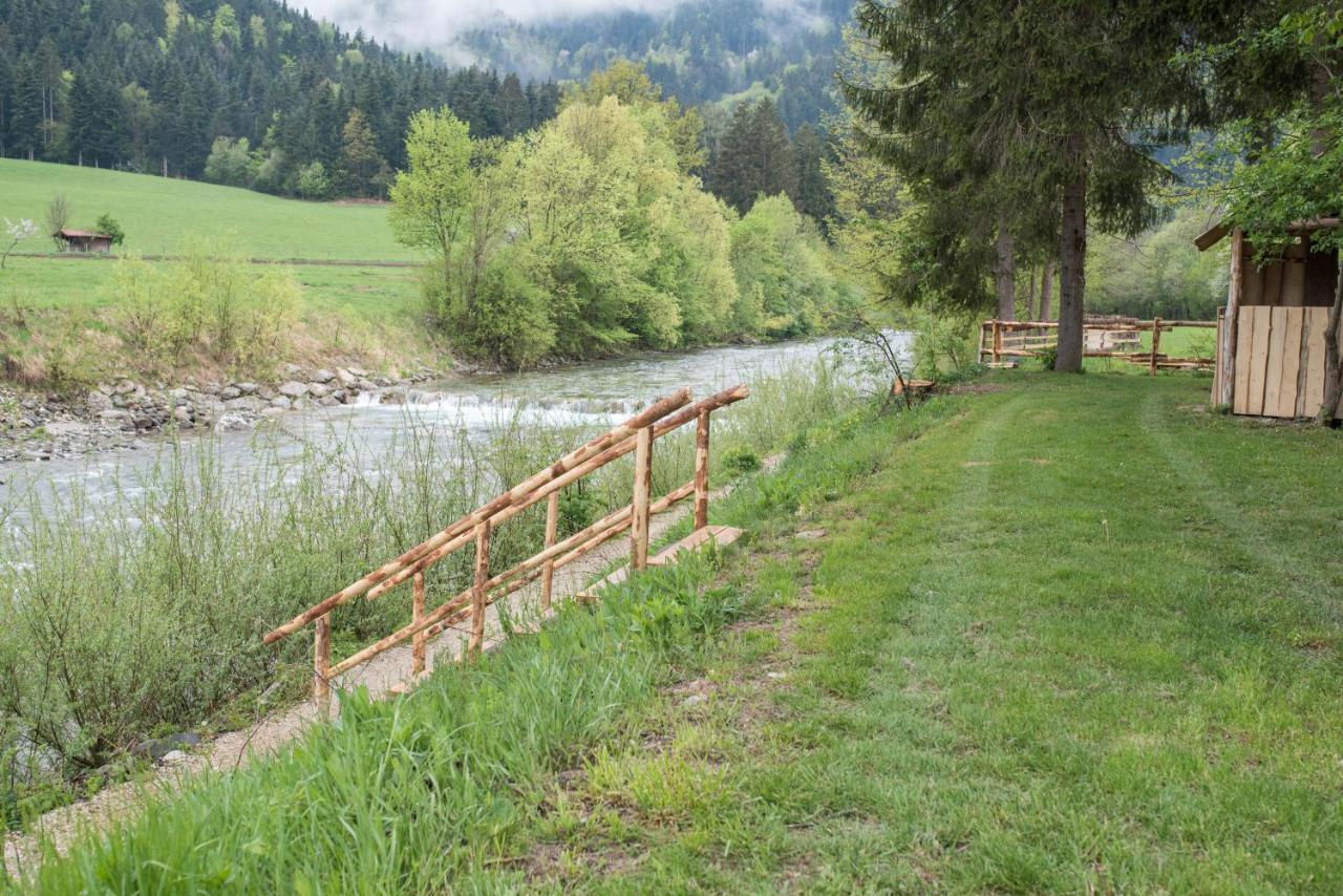 Kamp Na Otoku - Ljubno Ob Savinji Hotel Kültér fotó