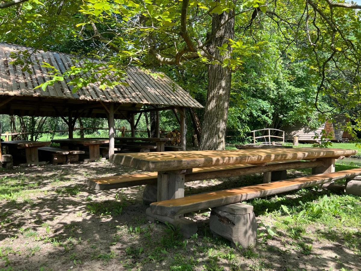 Kamp Na Otoku - Ljubno Ob Savinji Hotel Kültér fotó