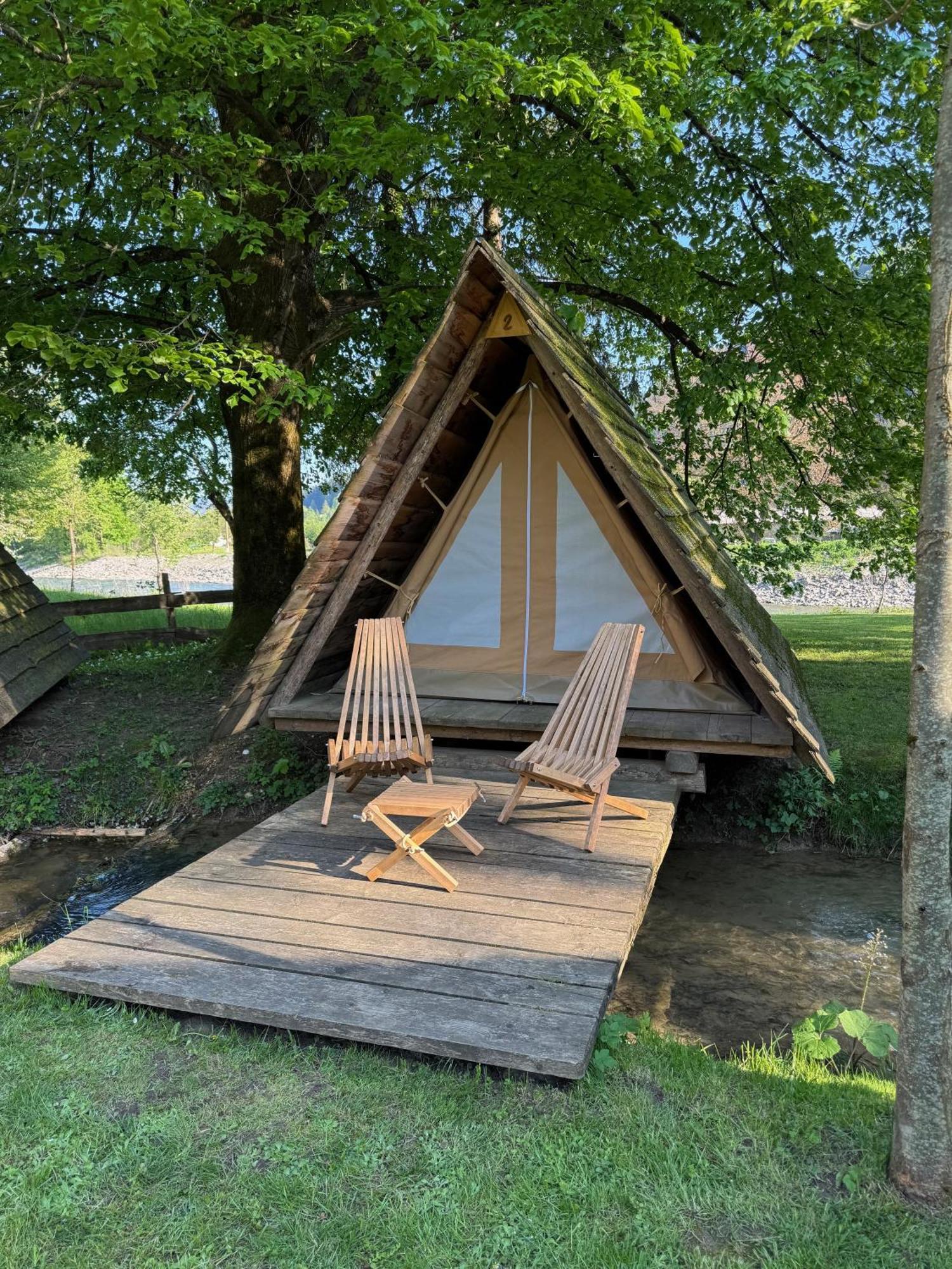 Kamp Na Otoku - Ljubno Ob Savinji Hotel Kültér fotó